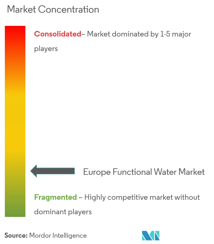 Europe Functional Water Market Concentration