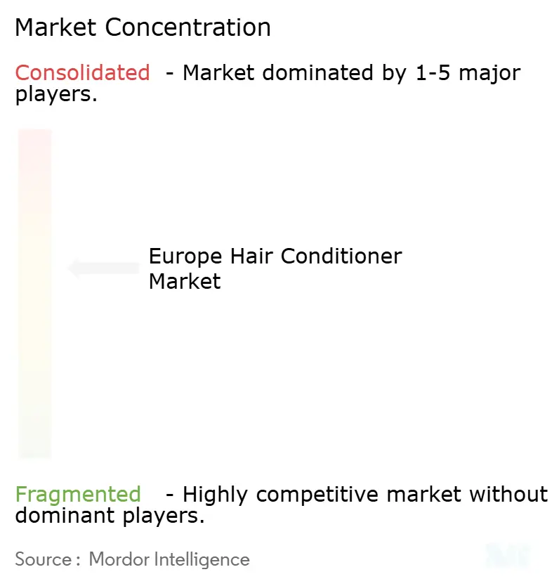 Europe Hair Conditioner Market Concentration