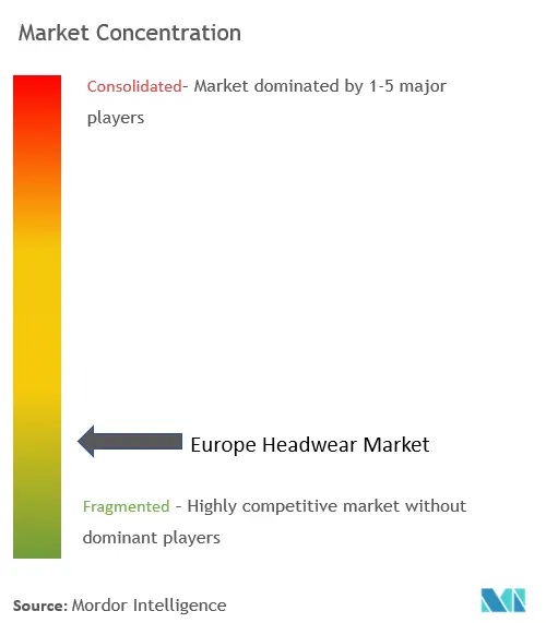 Europe Headwear Market Concentration