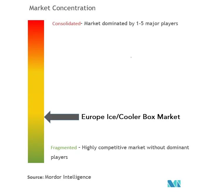Europe Ice/Cooler Box Market Concentration