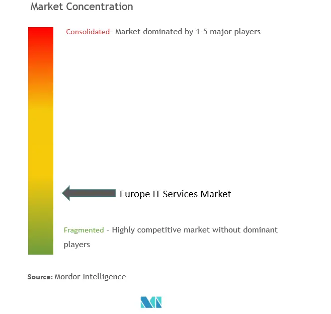 欧州ITサービス市場の集中度