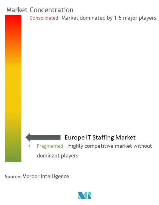 Europe IT Staffing Market Concentration