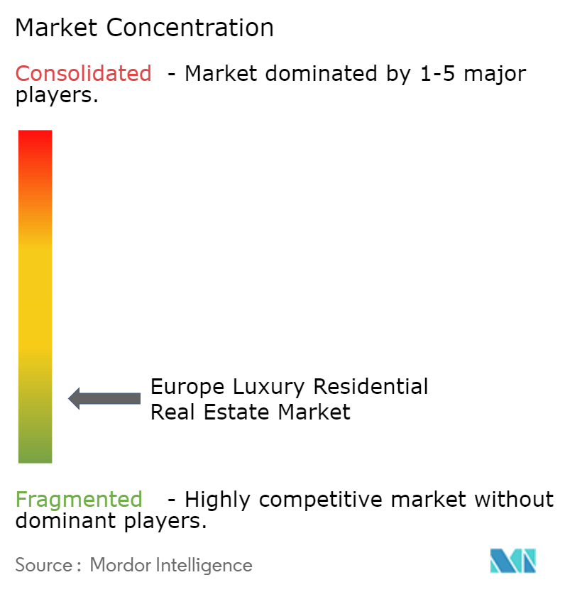 Europe Luxury Residential Real Estate Market Concentration