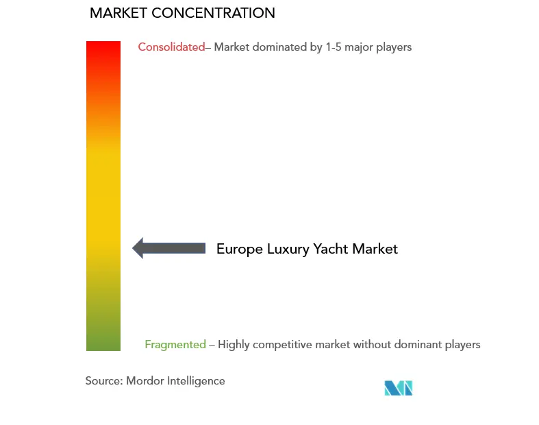 Europe Luxury Yacht Market Concentration