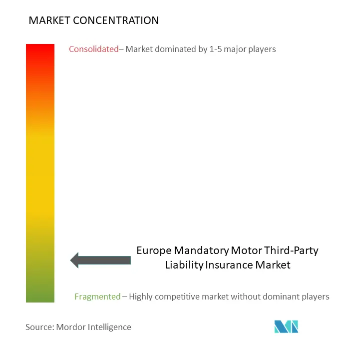 Europe Mandatory Motor Third-Party Liability Insurance Market Concentration