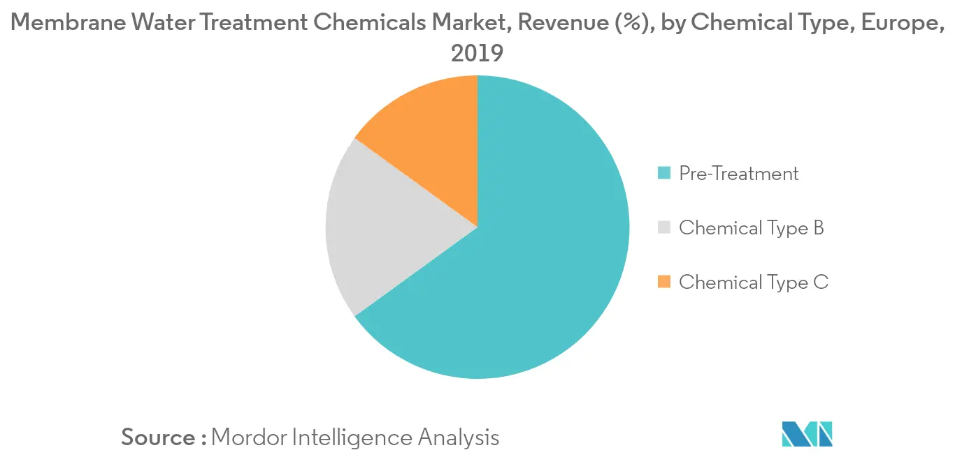 Europe Membrane Water Treatment Chemicals Market - Revenue Share