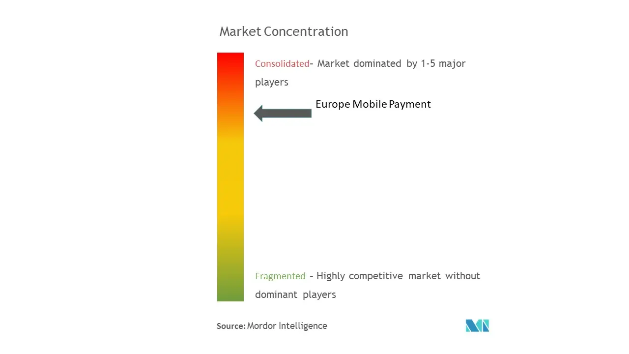 欧州モバイル決済市場の集中度