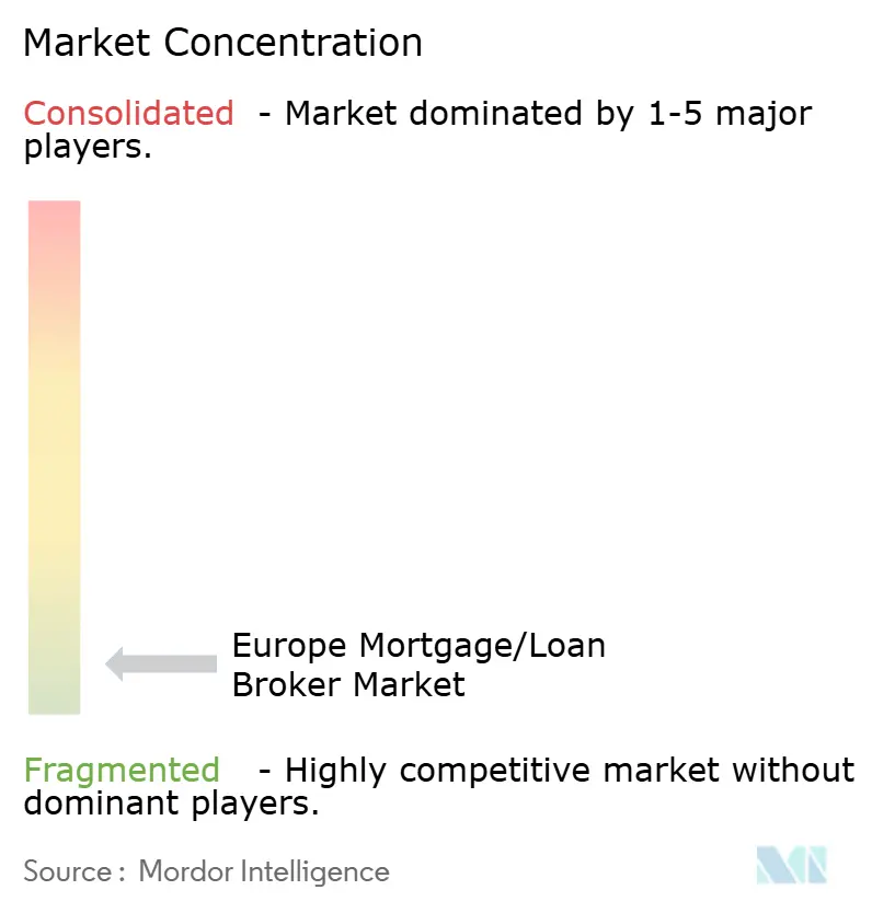 Europe Mortgage/Loan Broker Market Concentration