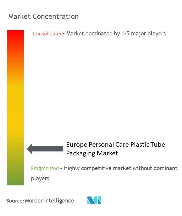 Europe Personal Care Plastic Tube Packaging Market Concentration