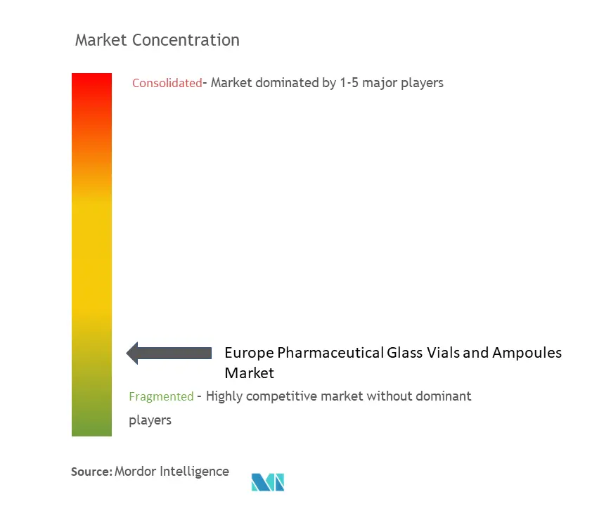 Europe Pharmaceutical Glass Vials And Ampoules Market Concentration