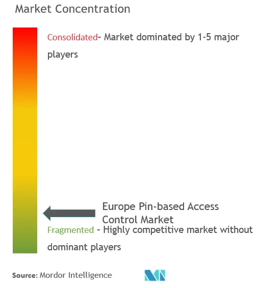 Europe Pin-based Access Control Market Concentration