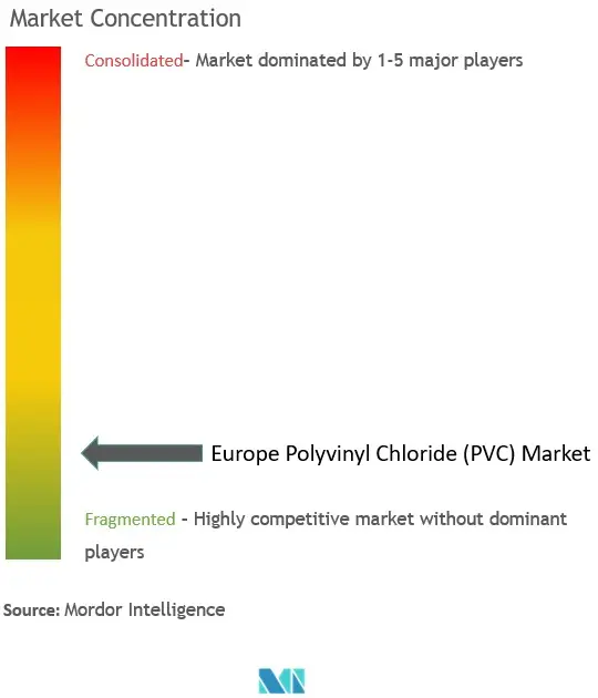 Europe Chlorure de polyvinyle (PVC)Concentration du marché