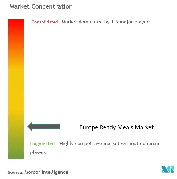 Europe Ready Meals Market Concentration