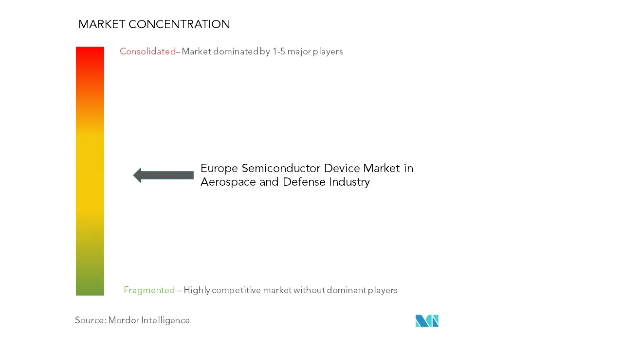 Europe Semiconductor Device In Aerospace & Defense Industry Market Concentration