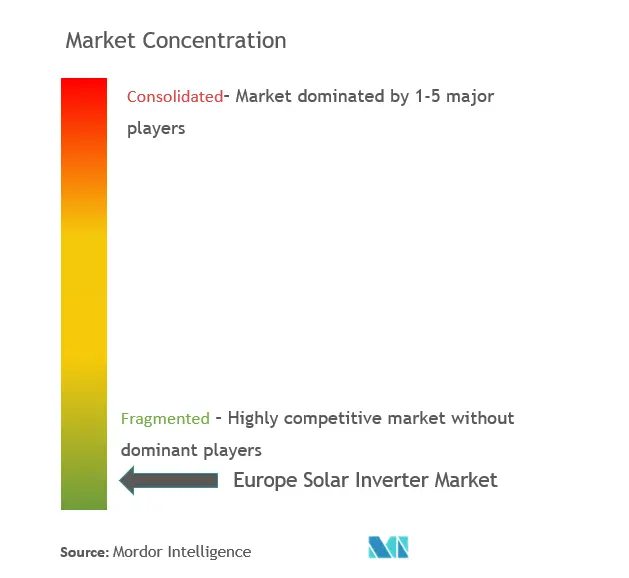 ヨーロッパの太陽光発電インバータ市場集中度