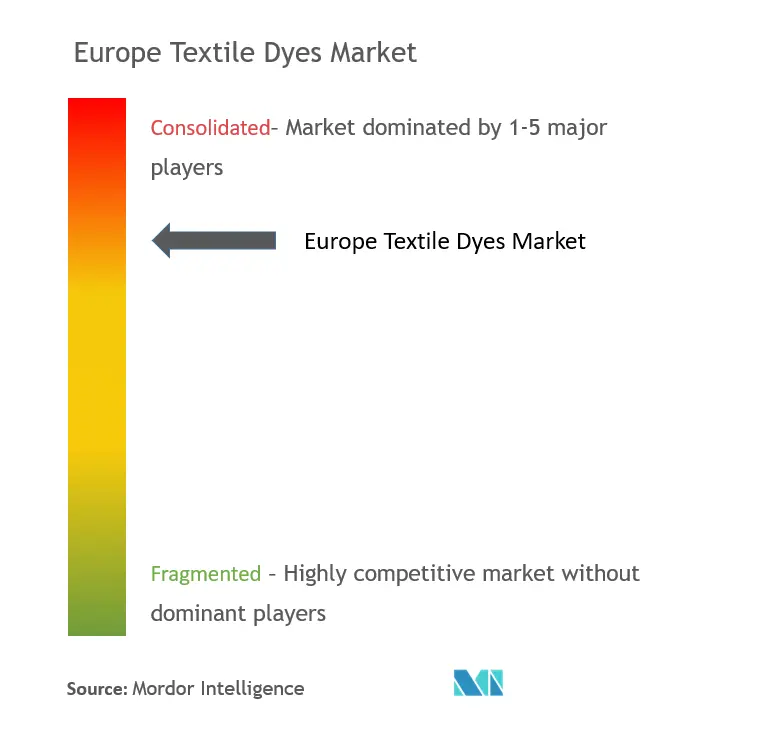 欧州繊維染料市場の集中度