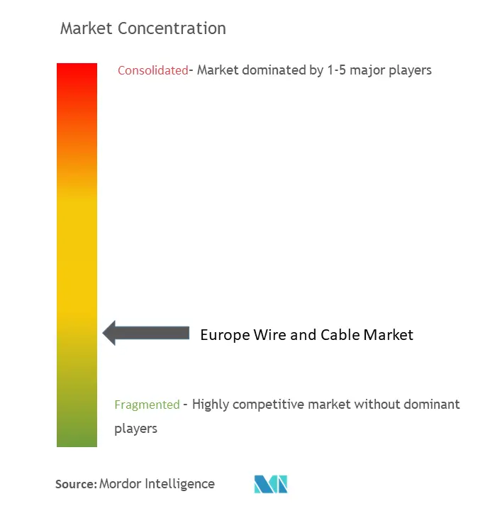 Europe Wire And Cable Market Concentration