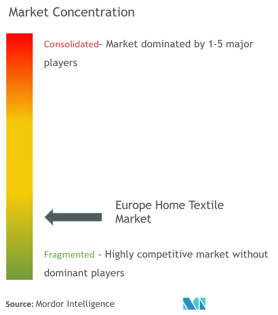 Europe Home Textile Market Concentration