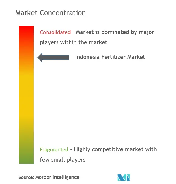 インドネシアの肥料市場集中度