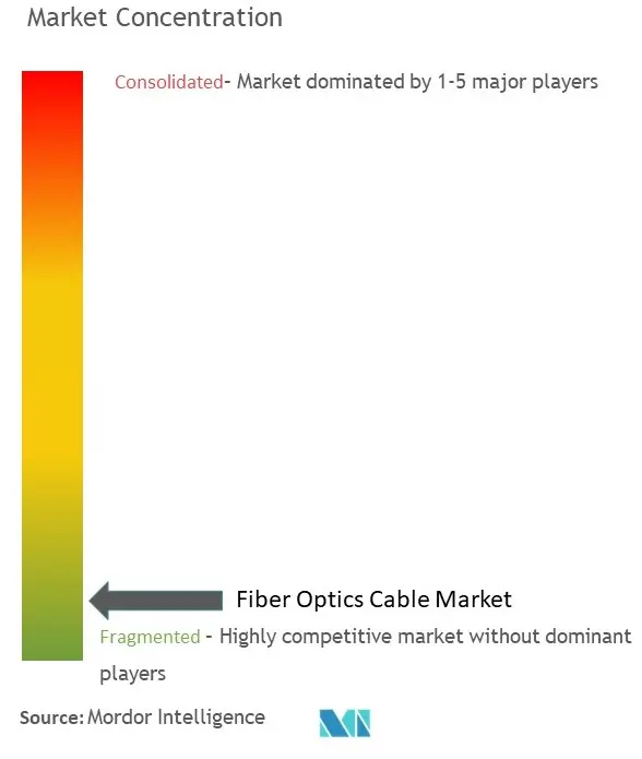 Fiber Optics Cable Market Concentration