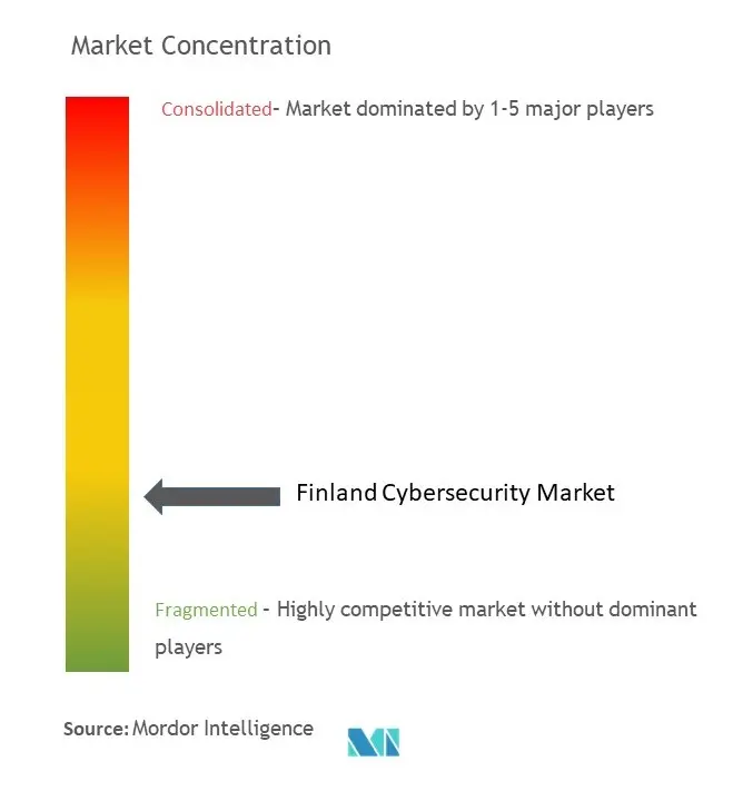 Finland Cybersecurity Market Concentration