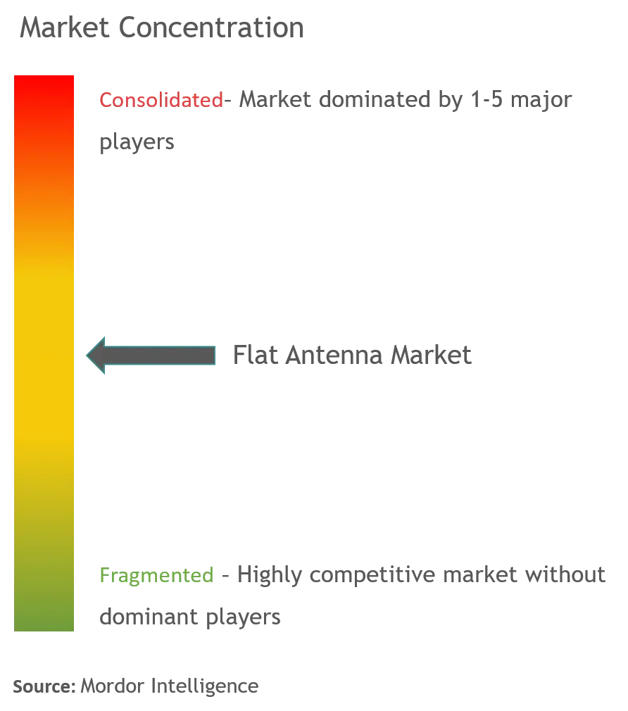 Flat Antenna Market Concentration