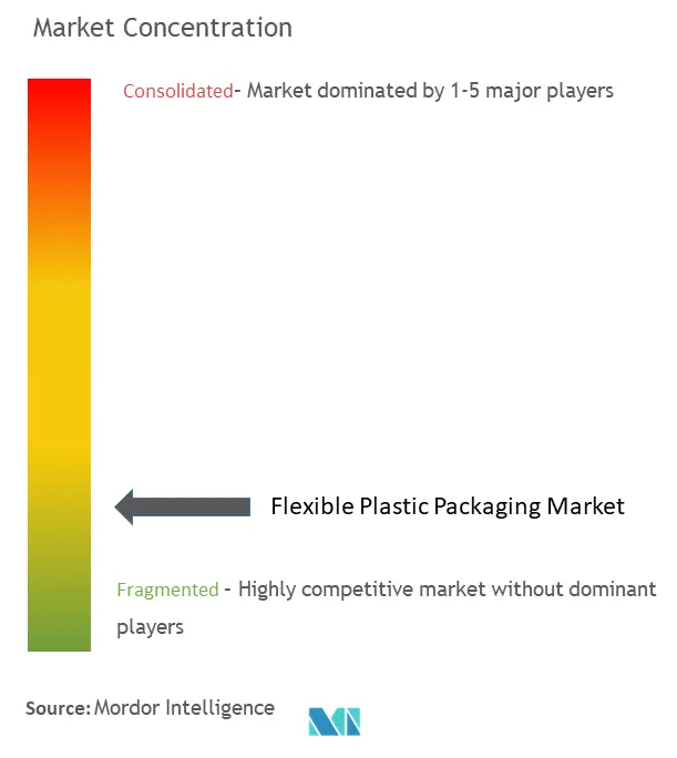 Flexible Plastic Packaging Market Concentration