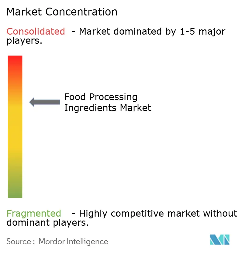 Food Processing Ingredients Market Concentration