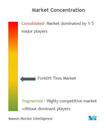 Forklift Tires Market Concentration