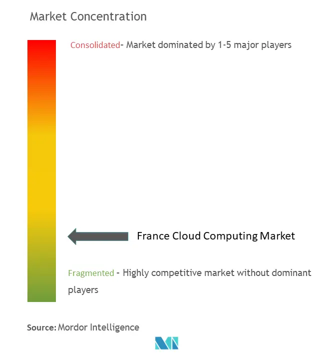 France Cloud Computing Market Concentration