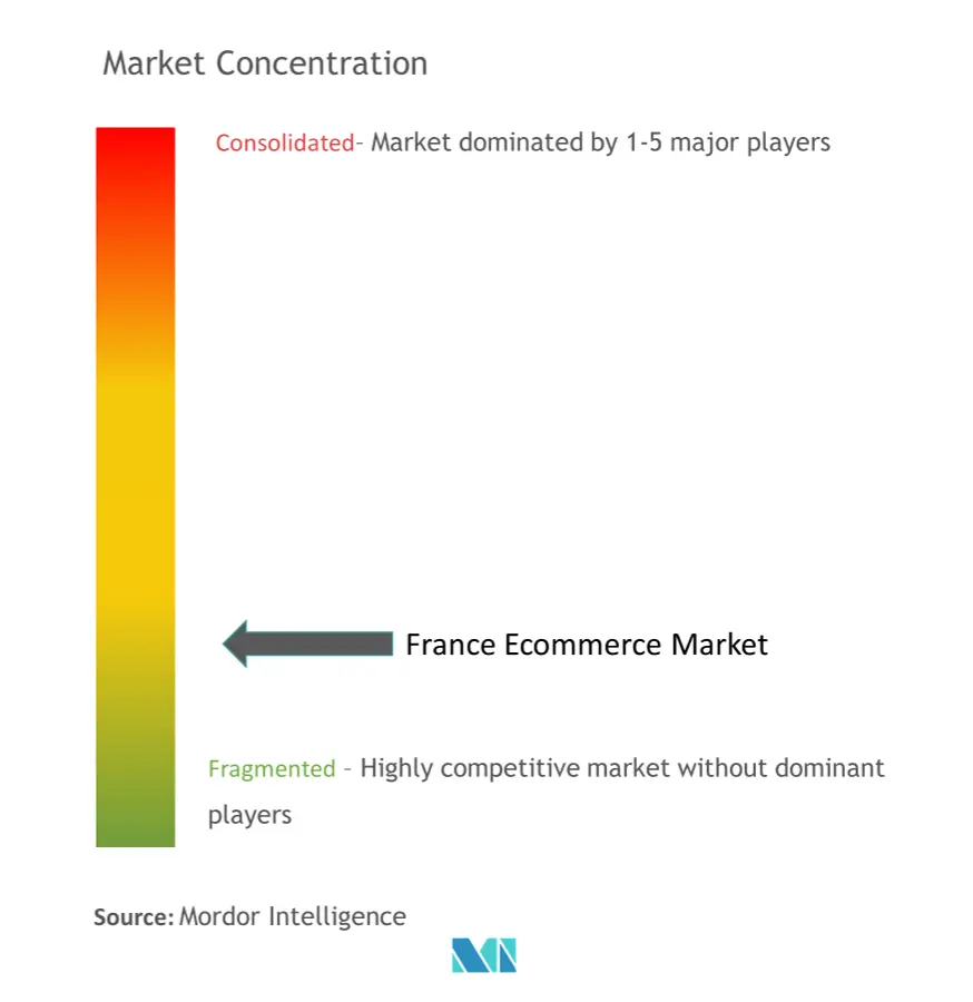 France Ecommerce Market Concentration