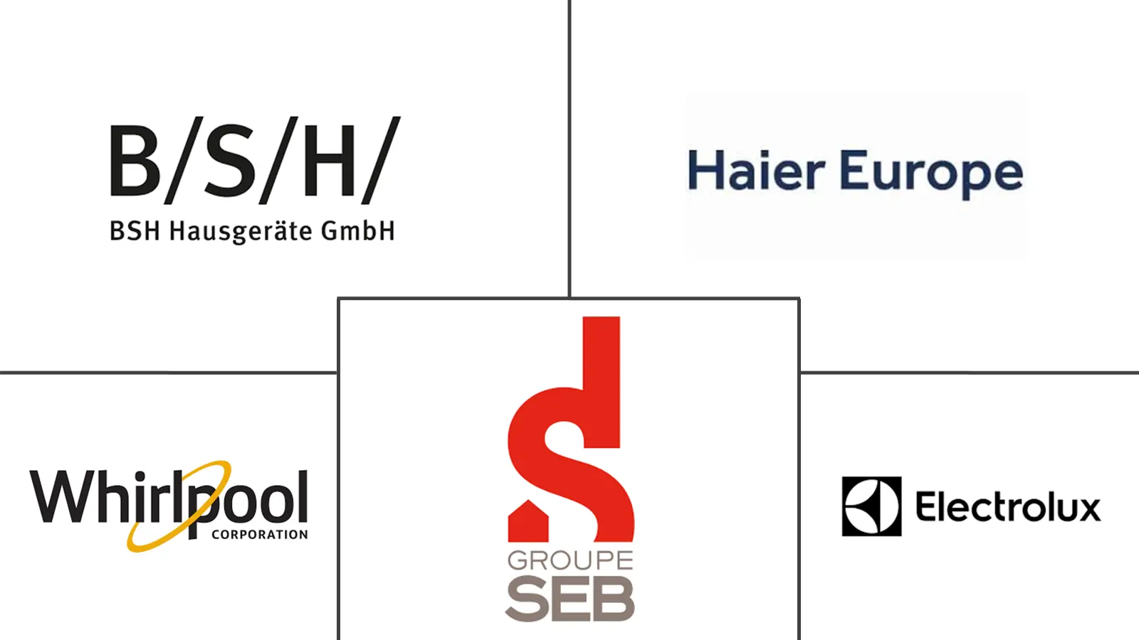 France Home Appliances Market Major Players France Home Appliances Market Major Players