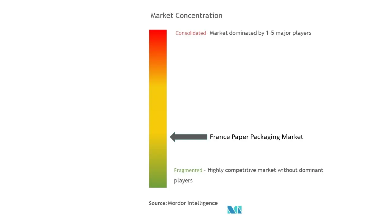 France Paper Packaging Market Concentration
