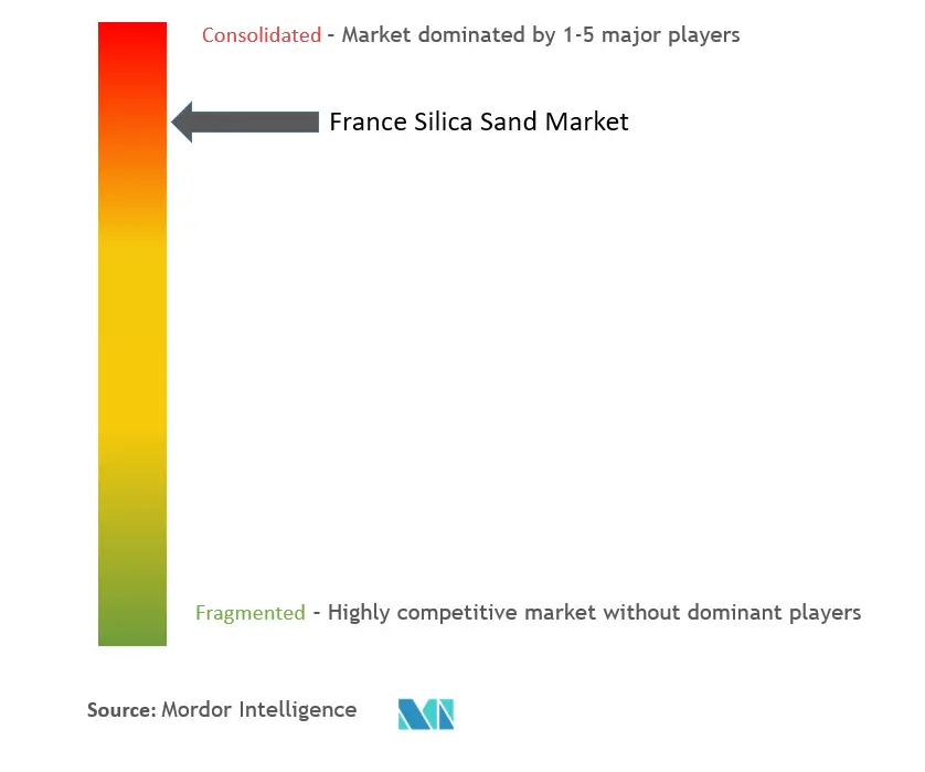 フランス珪砂市場市場集中度