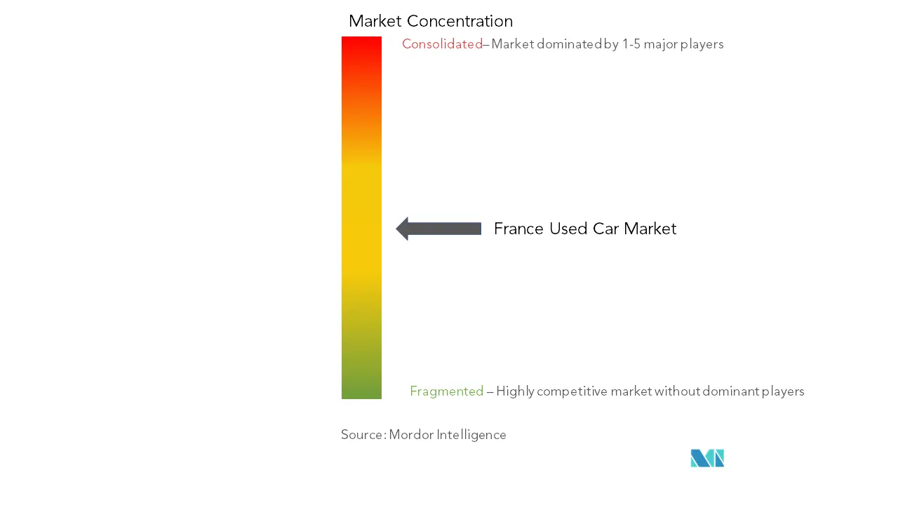 France Used Car Market Concentration