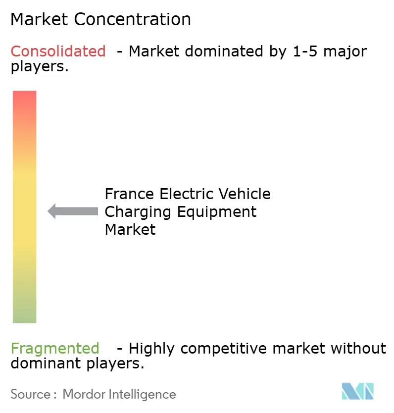 France Electric Vehicle Charging Equipment Market Concentration