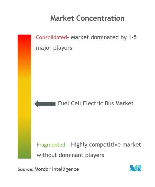 Fuel Cell Electric Bus Market Concentration