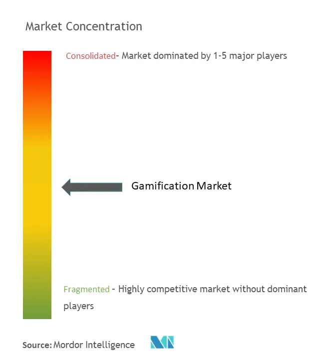 ゲーミフィケーション市場の集中