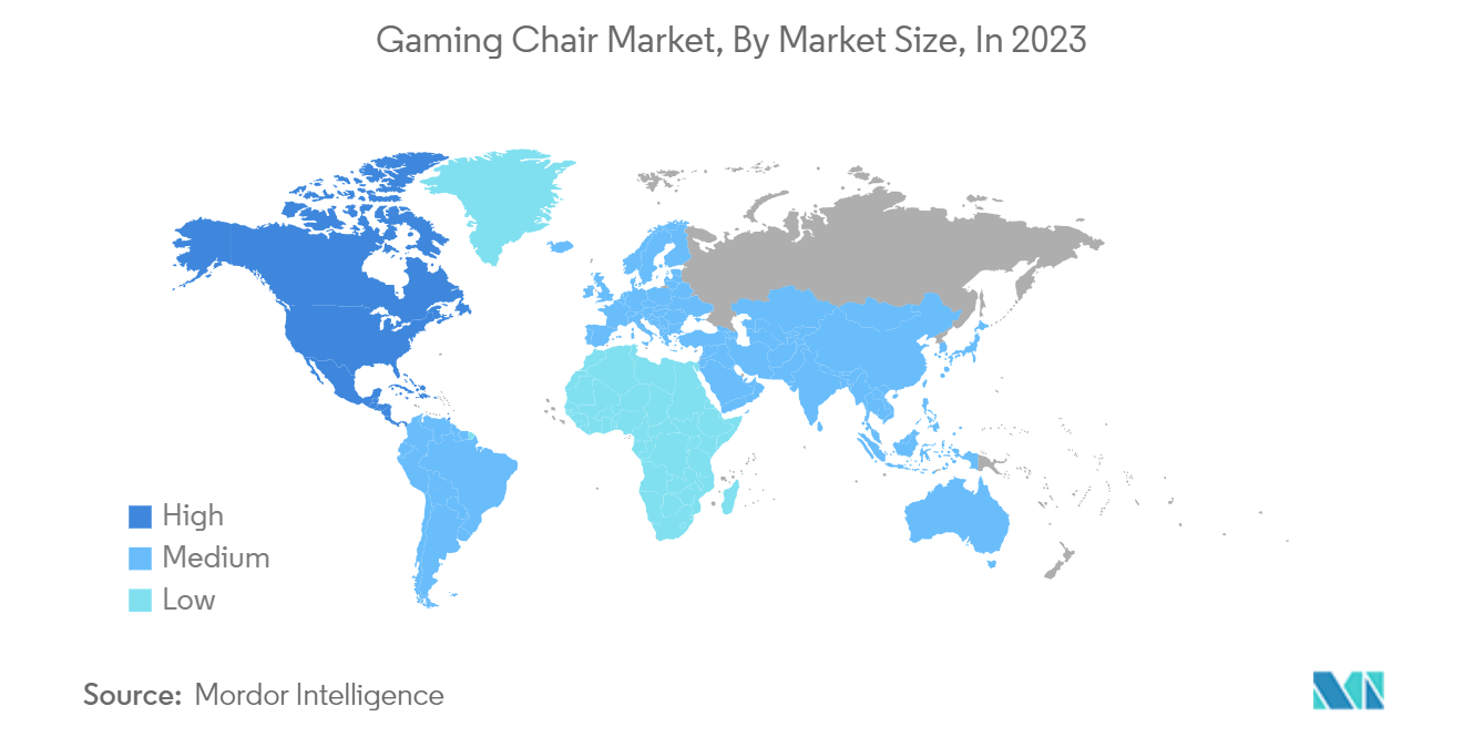 ゲーミングチェア市場、市場規模別、2023年