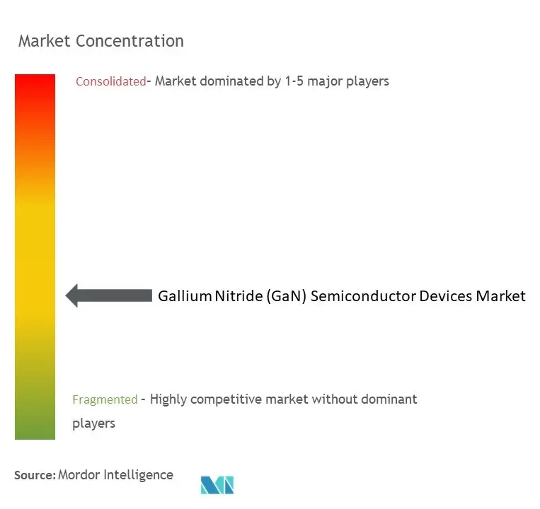 Gallium Nitride (GaN) Semiconductor Devices Market Concentration