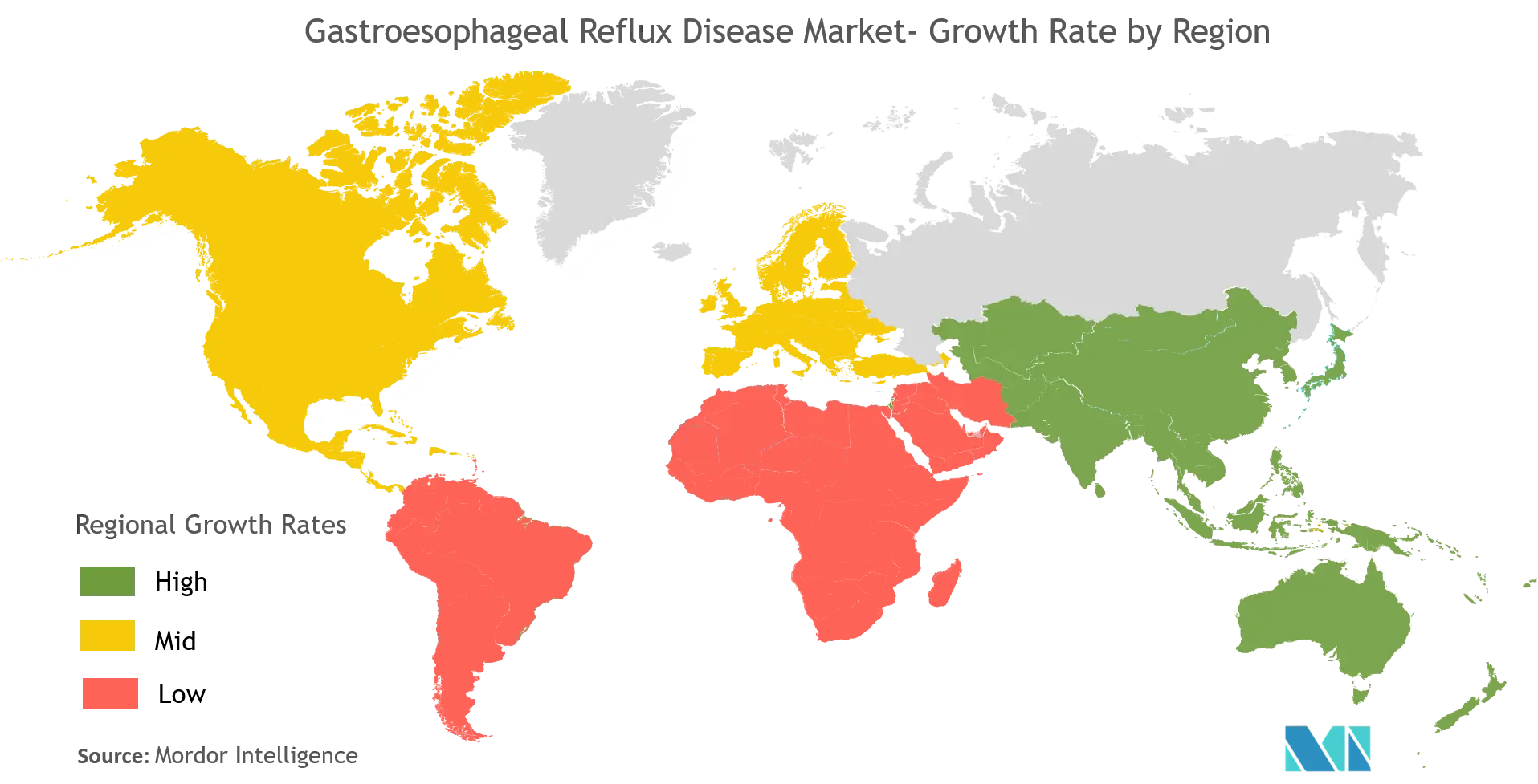 Gastroesophageal Reflux Disease Market Growth