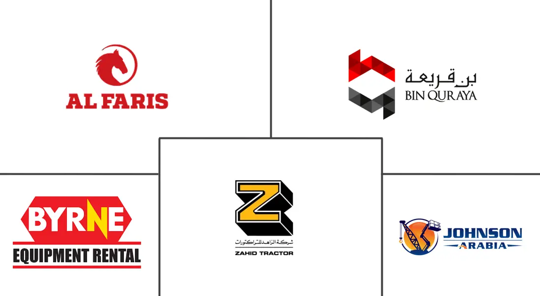 Major players in GCC Construction Machinery Rental industry