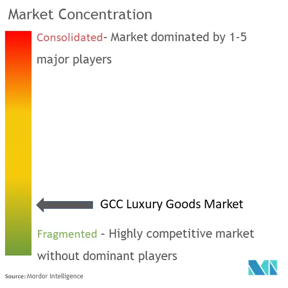 GCC Luxury Goods Market Concentration