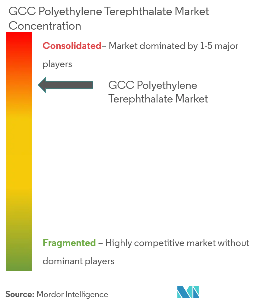 GCC Polyethylene Terephthalate (PET) Market Concentration