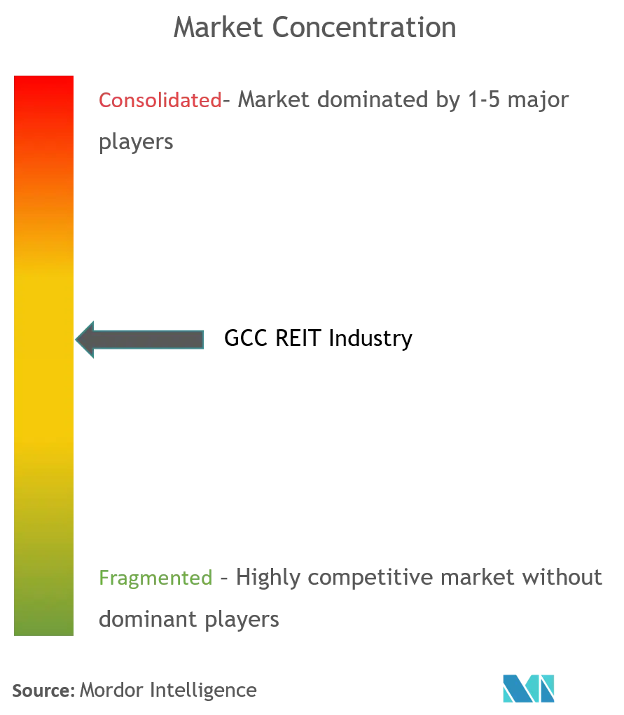 GCC REIT Industry Market Concentration