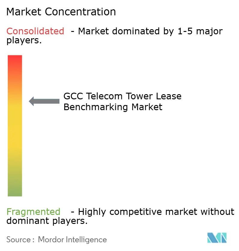 GCC Telecom Tower Lease Benchmarking Market Concentration