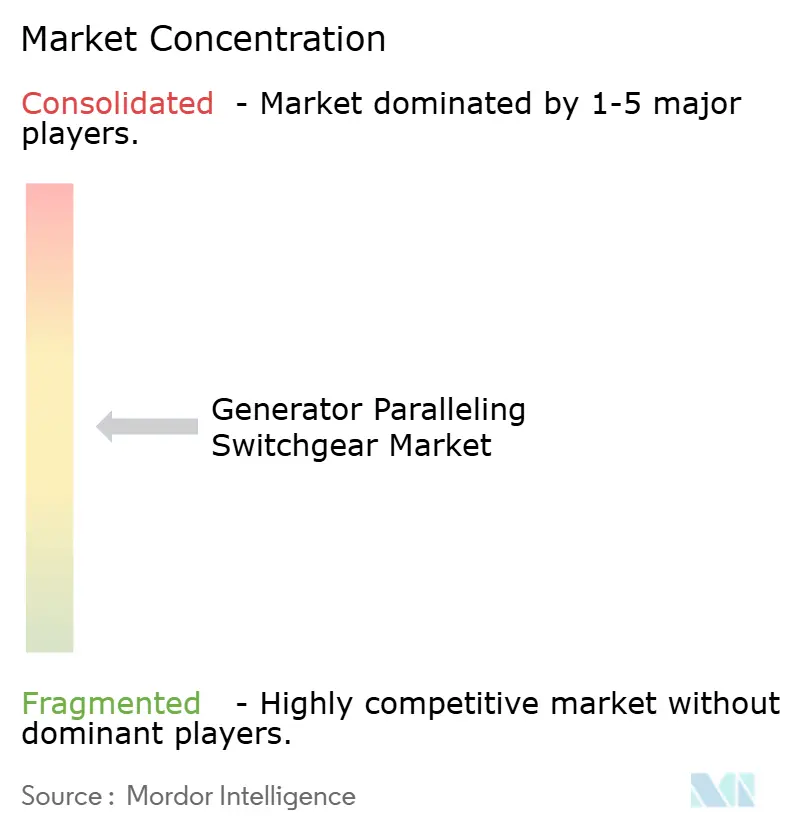 Generator Paralleling Switchgear Market Concentration