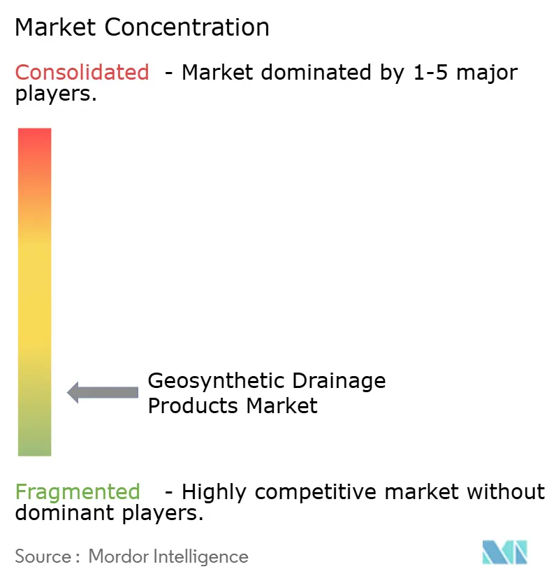 Geosynthetic Drainage Products Market Concentration