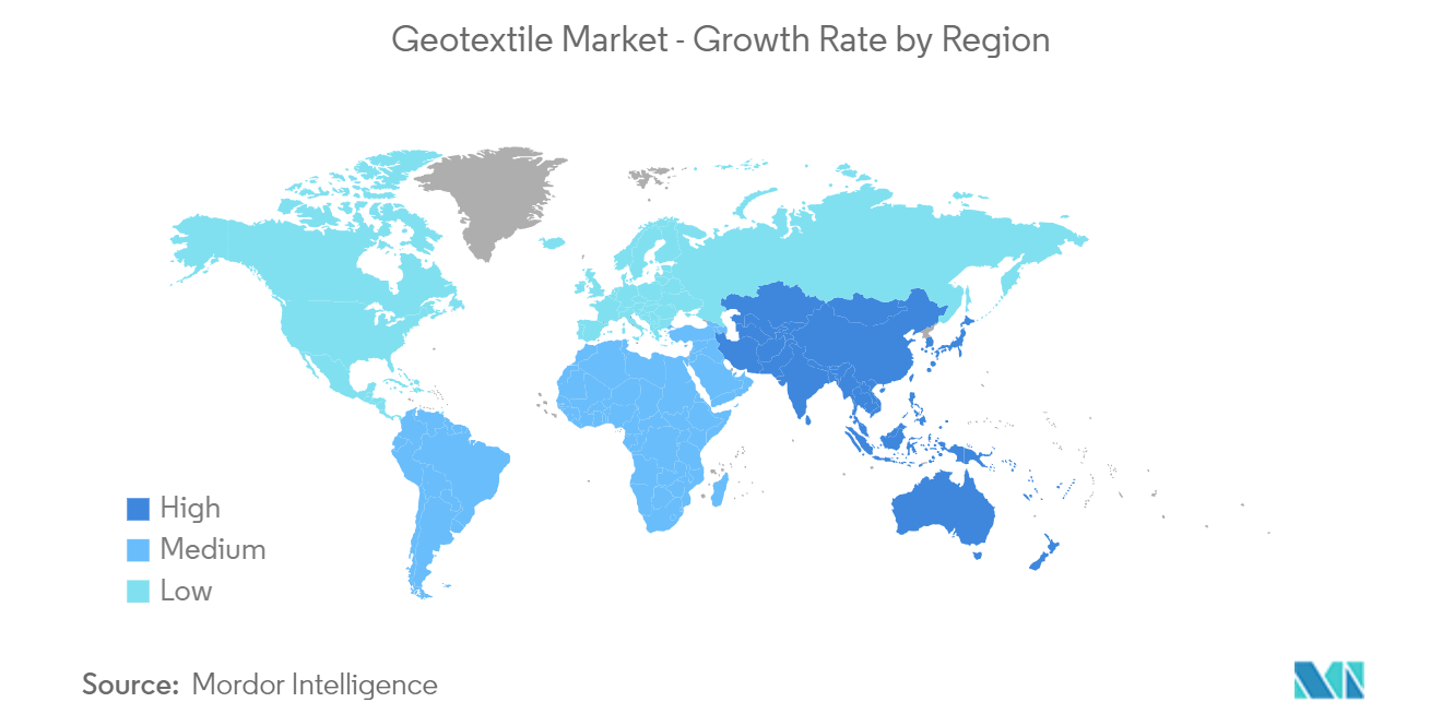 Geotextile Market - Growth Rate by Region