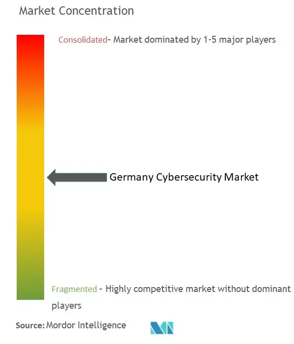 Germany Cybersecurity Market Concentration